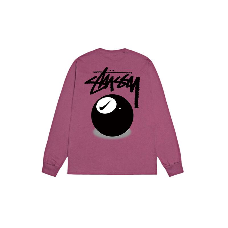 STU SS25 dice printing long-sleeved t-shirt for men and women of the same style, spot classic