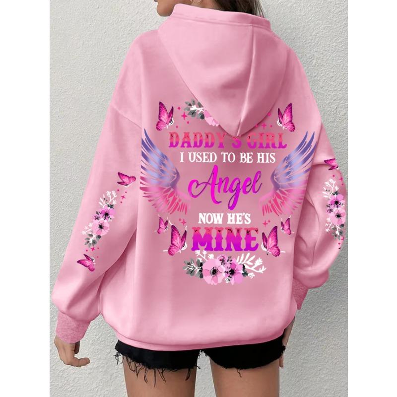 Women's Plus Size Pullovers - Alphabet Print, Soft 100% Polyester, Slight Stretch Knit Fabric - All Season Casual Wear