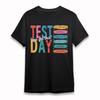Women's Plus Size T-Shirt Test Day Motivational Phrases Multicolor Text Tee USA