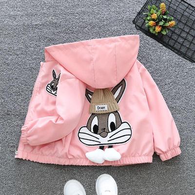 2025 Kids' Hooded Jacket: Girls' & Boys' Trendy Korean-Style Spring & Autumn Trench Coat