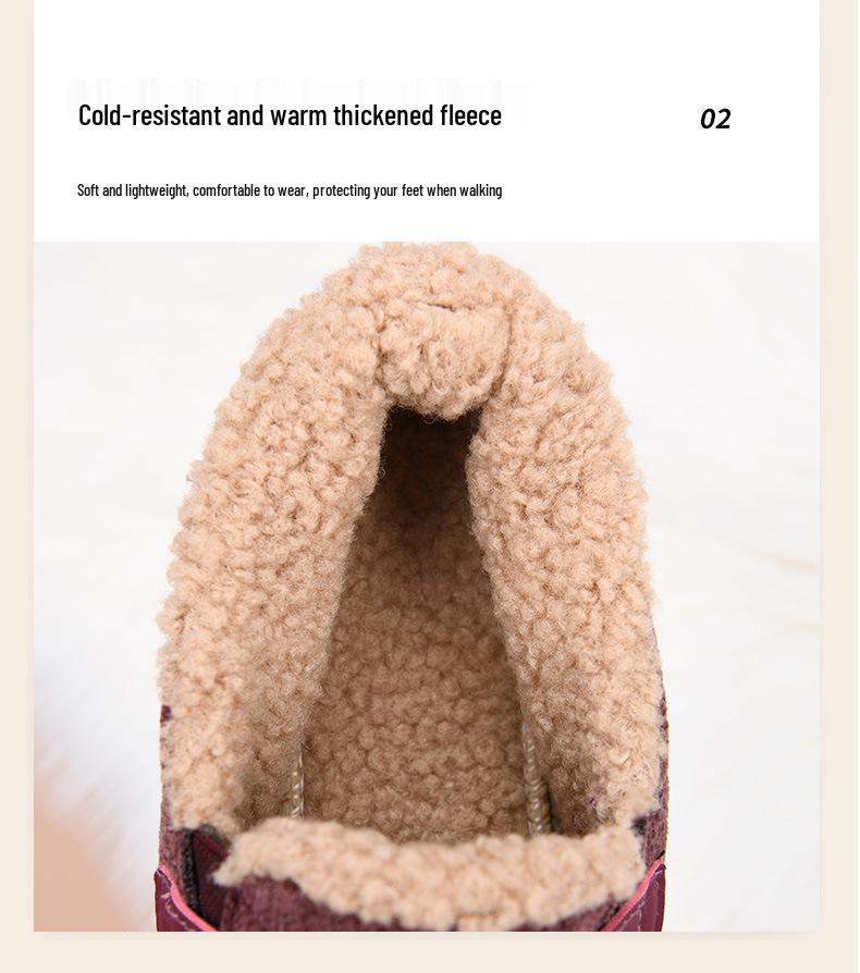 2025 Women's Thickened Velvet Winter Shoes: Non-slip Old Beijing Cotton Boots for Middle-aged & Seniors