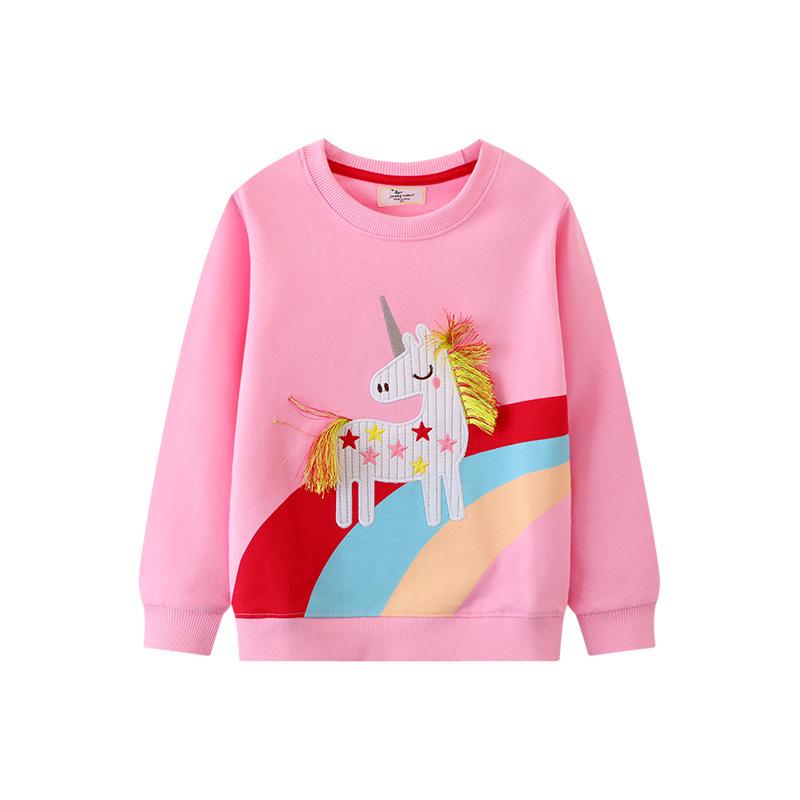 Felpa con Cappuccio Lunga da Ragazza Stile Europeo - Collezione Autunno, Top alla Moda Carino con Girocollo