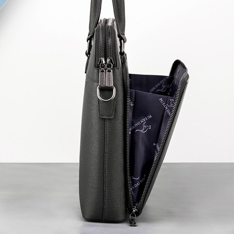 TS JYL Laptop bag,Factory New Men Shoulder Crossbody Handbag Business Casual Horizontal Briefcase