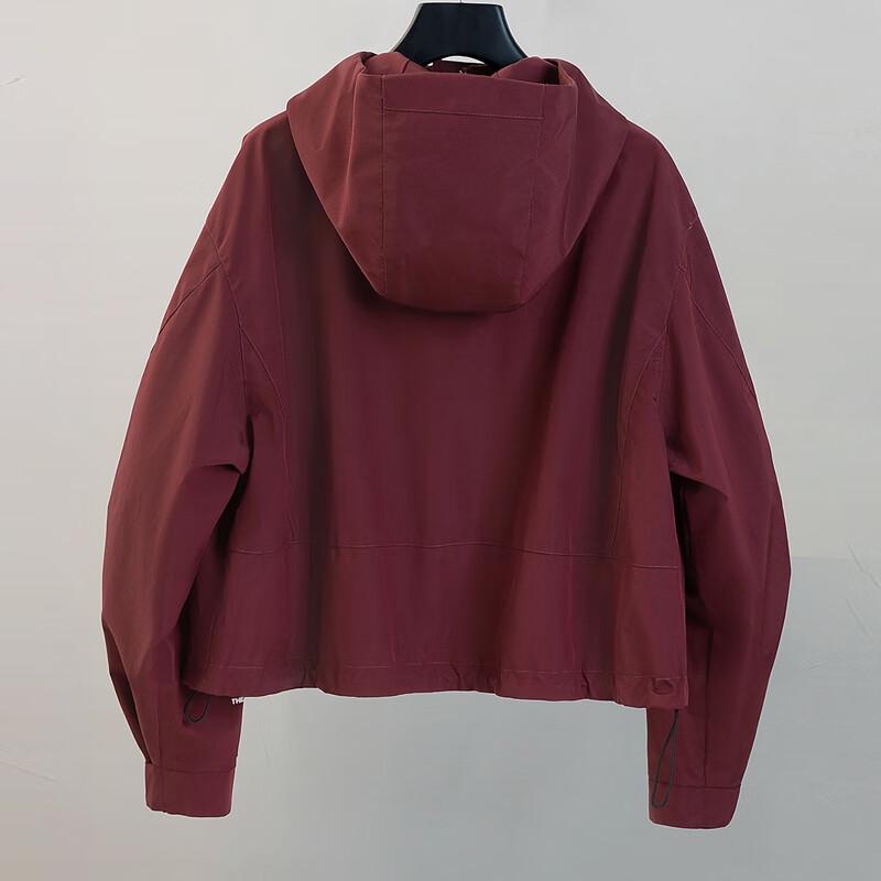 Sibaishe Women's Solid Hooded Casual Jacket