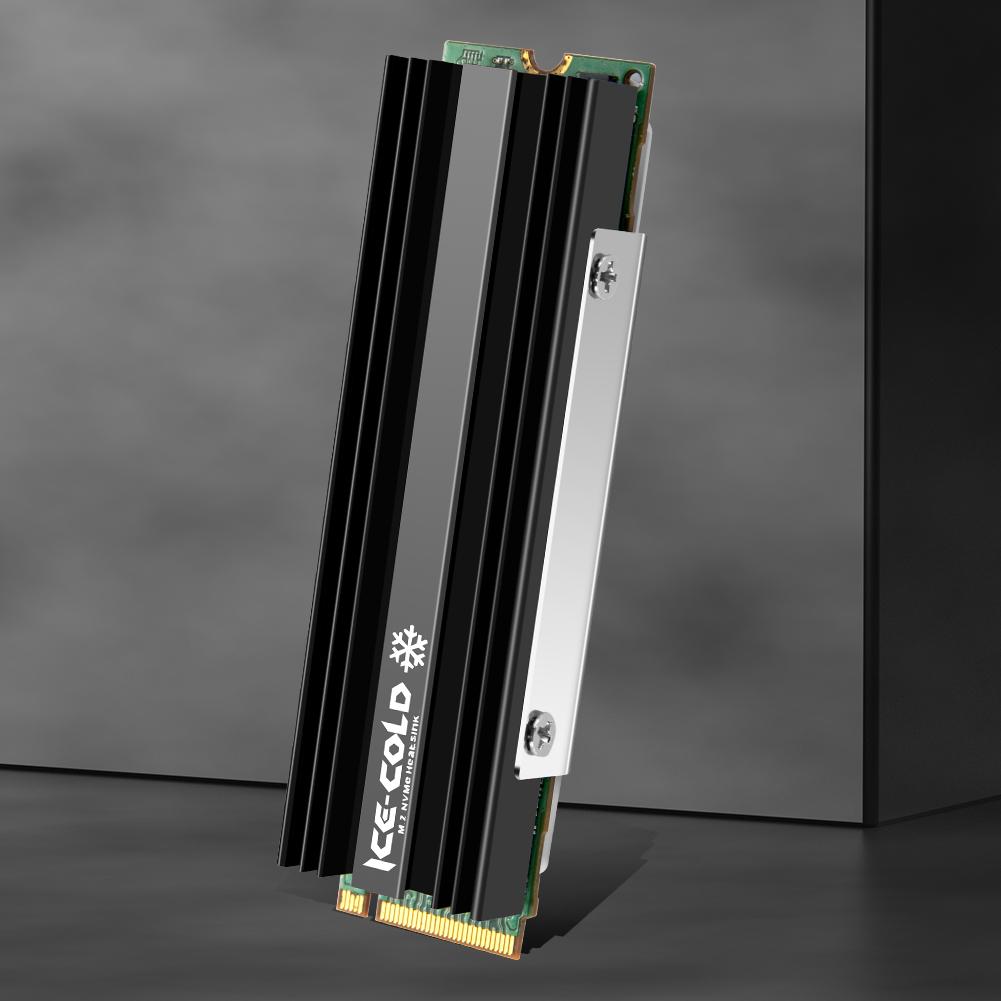 Solid State Disk Drive Radiator Cooler M.2 NGFF NVME 2280 SSD Heatsink Aluminum Alloy SSD Radiator Heatsink for PS5 Desktop PC