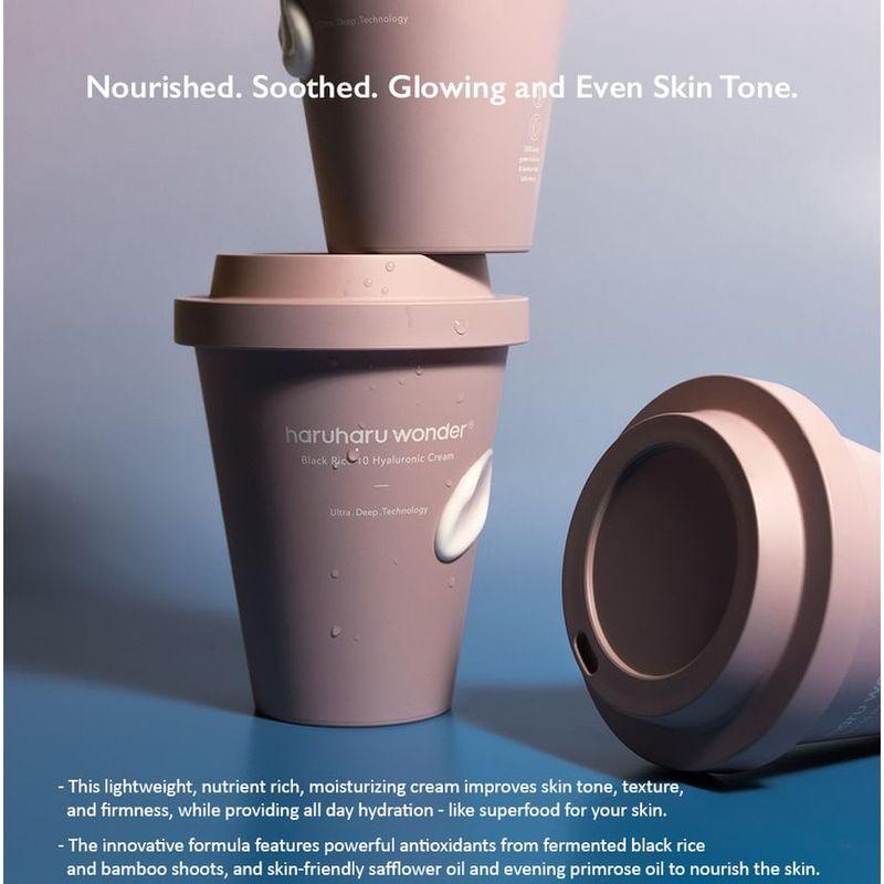 HARUHARU WONDER Black Rice 10 Hyaluronic Cream CUP TYPE