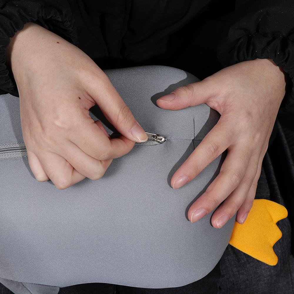 Changable Cervical Cartoon Protection Neck U Shaped Travel Pillow Penguin Whale Fluffy Pillows