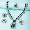 Maang Tikka Ring Earrings Jewellery Set
