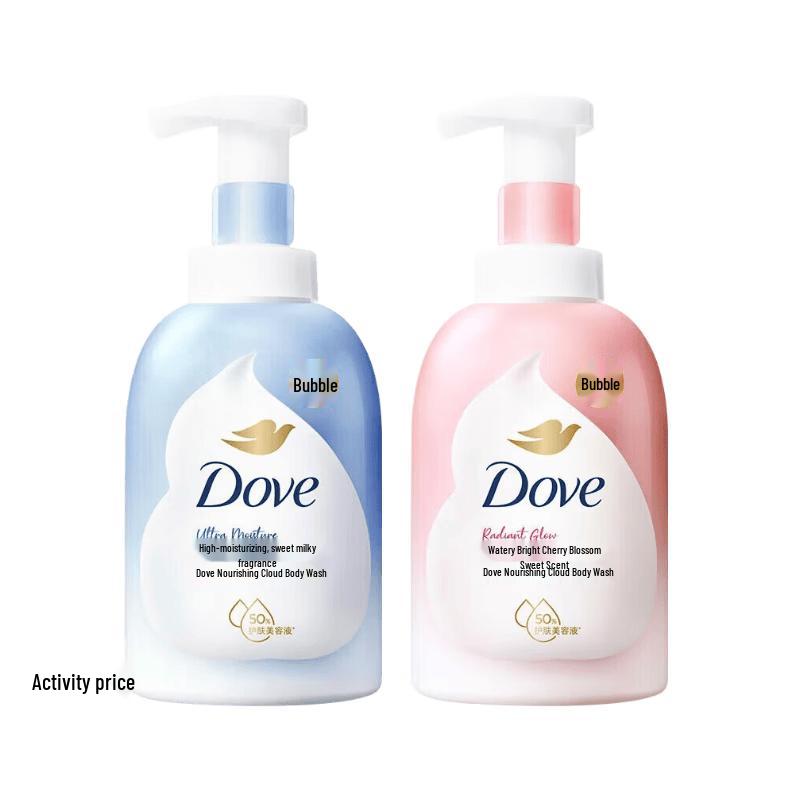 Набор кремовой пены для душа Dove Сладкое Молоко и Цветок Вишни