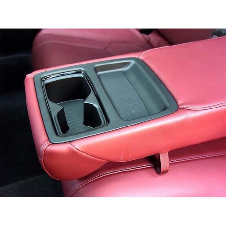 1Pcs Rear Water Cup Holder Panel Trim Wood Grain For Honda Accord 11th -2024