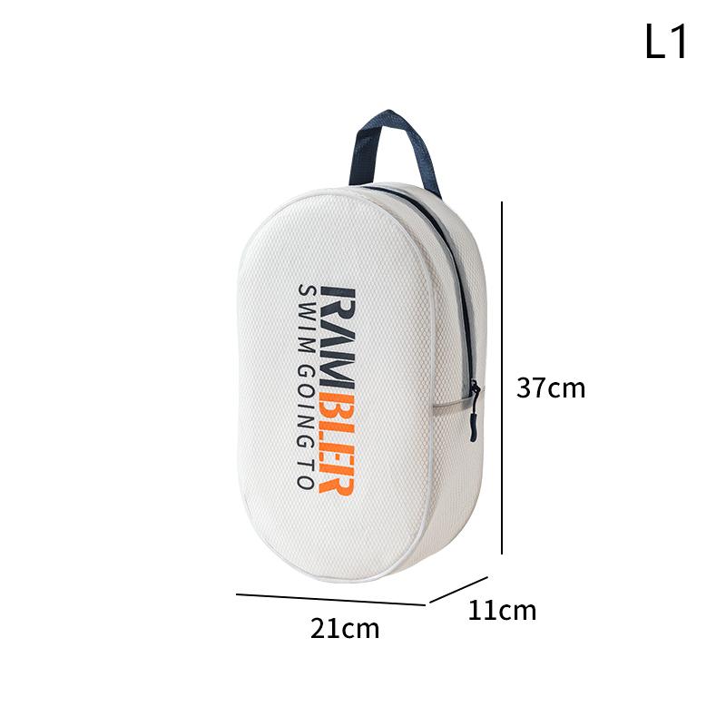 Trocken Nass Trennung Schwimmen Fitnessstudio Trockentasche Großes Fassungsvermögen Transparent Pool Wasserdichte Aufbewahrungstasche Reißverschluss Handtasche Rucksack
