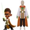 Jedi Young Adventures Lys Nubs Cosplay Costume Halloween Performance