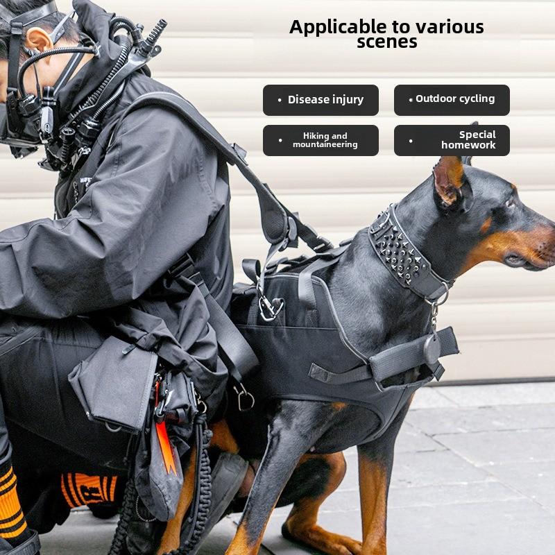 Imbracatura per Cani con Schiena Incrociata Grande Portatile Traspirante Borsa per Animali Domestici per Cani Zaino di Soccorso Prodotti per Animali Domestici Impermeabile Resistente allo Sporco