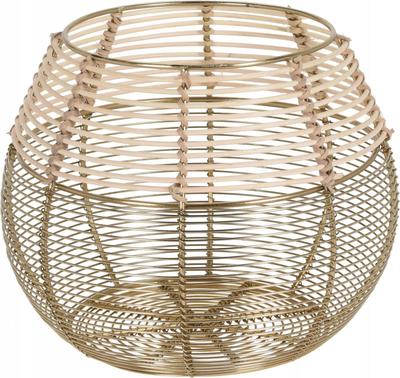 Metall-Drahtlaterne Gold 20