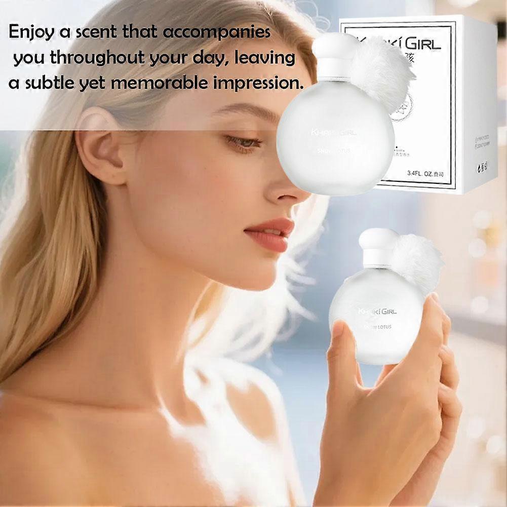 Śnieżny Lotos Woda Perfumowana 50ml Orientalno-Kwiatowy dla Kobiet Pompon Prezent