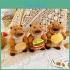 Plush Groundhog Keychain Toy With Pp Cotton Filling For Kids Rewards And Bag Decor