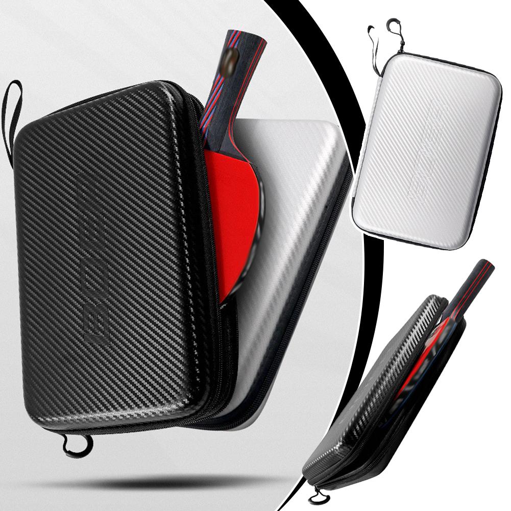 Table Tennis Bat Cover Paddle EVA Bag Ping Pong Cases Zip Pocket Package 290x195x50mm Racket Bags Waterproof Covers