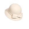 French Style Women Fisherman Hat Keep Warm Woolen Bucket Hat Fashion Bow Topper Hat  Girl