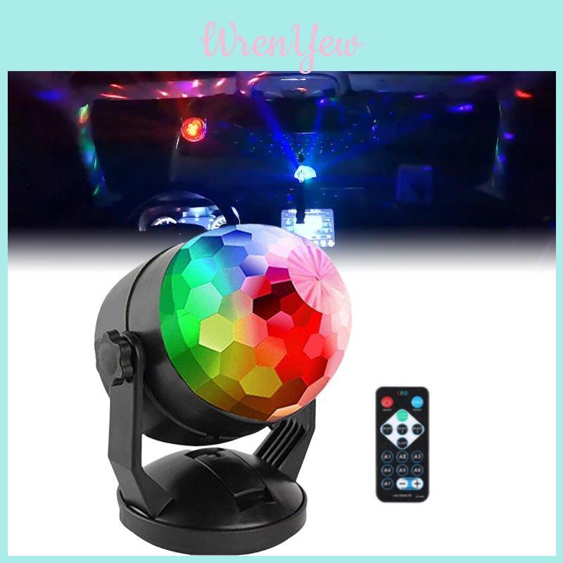 Colorful Rotating Led Projection Light With Remote Control For Car And Home Entertainment