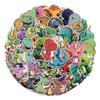 50 Pieces of Cute Dinosaur Stickers Pack Mobile Phone Water Cup Waterproof Decorative Stickers Children's Hand Account Stickers