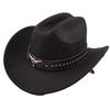 Wide Brim Western Cowboy Hat Rivet Riding Hat Vintage Felt Cowgirl Hat  Festive Occasions