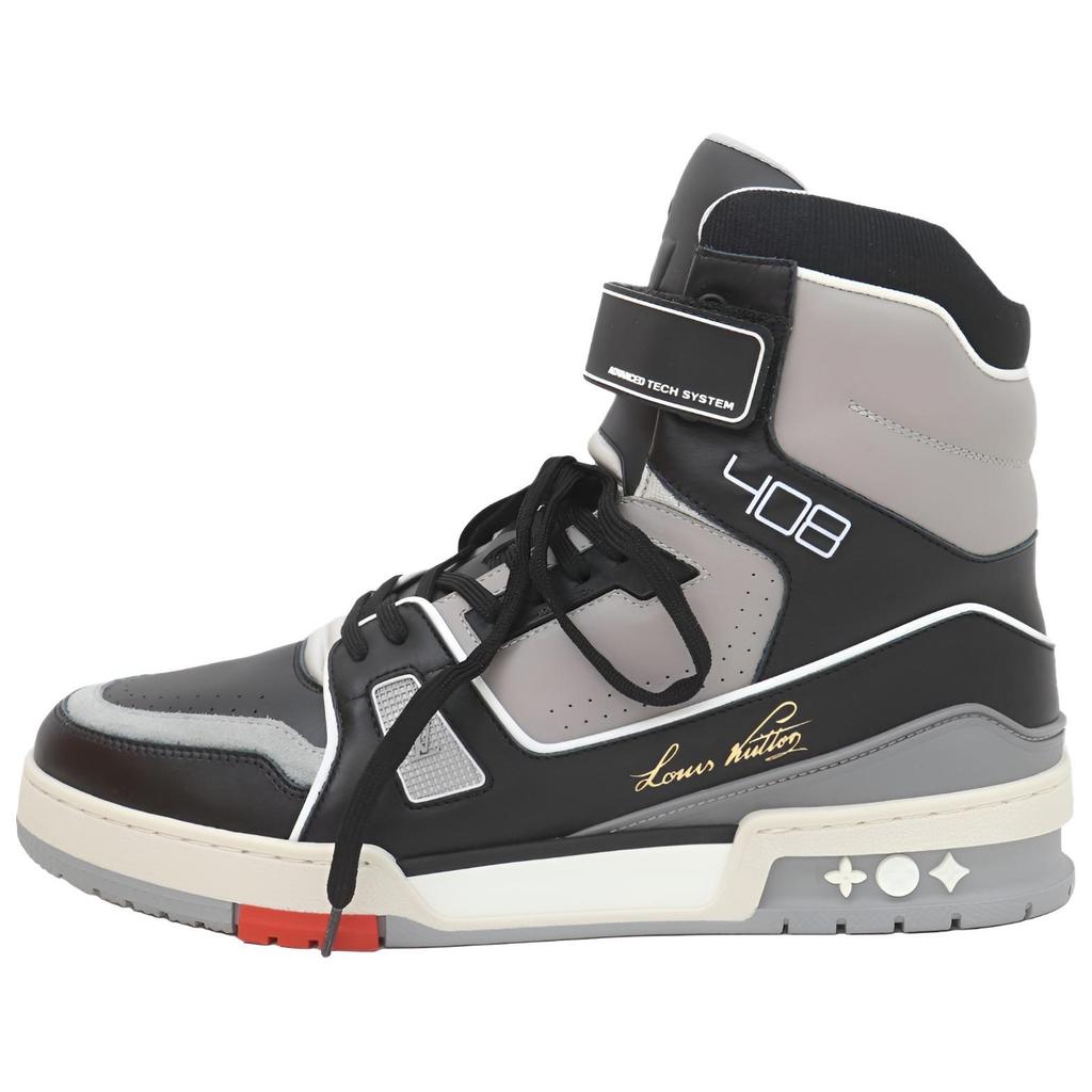 Louis Vuitton Trainer Boots 'Grey Black' 1A54I