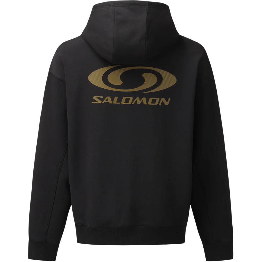 Salomon Solid Color Loose Fit Long Sleeve Hoodie Unisex hoodies LC3001600