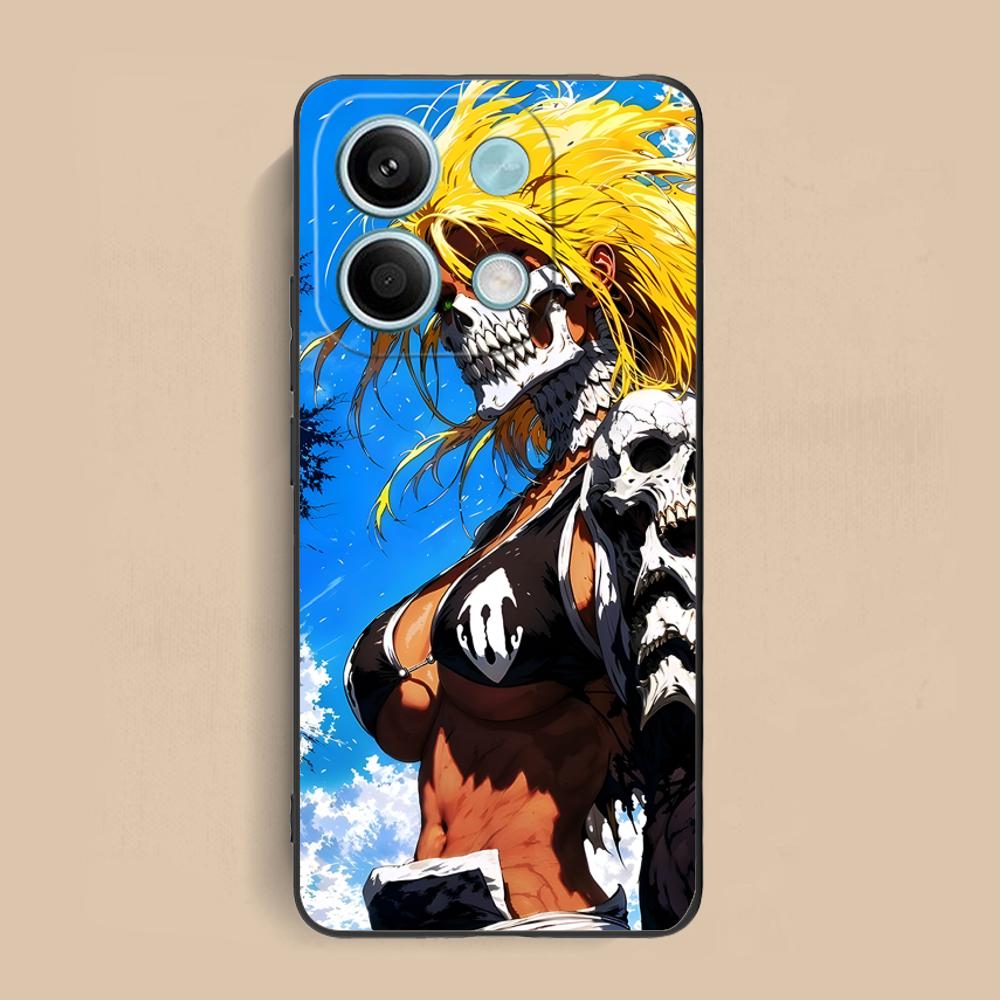 Bleach Tier Harribel Cell Phone Case for Xiaomi Redmi Note 14 13 12 11 S Pro Plus 4G 5G Colorful Printing Cover Luxury Pretty