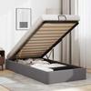 VidaXL Ottoman Bed Frames Without Mattress Grey 90x200 Cm Faux Leather, Bed Frame, Upholstered Bed Frame, Bed Frame 3310782
