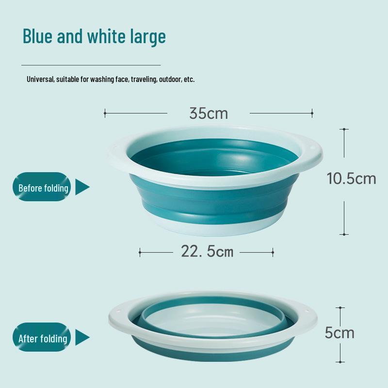 Portable Folding Baby & Household Washbasin for Travel and Dorms