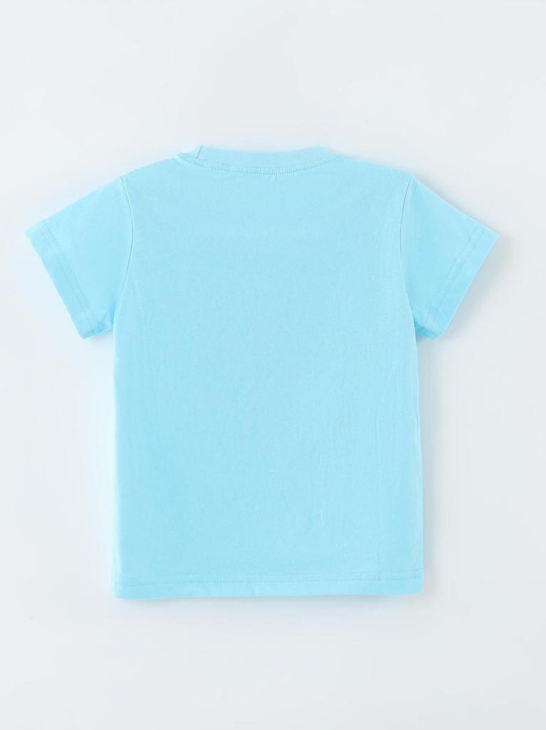 Camiseta com Estampa de Dança de Manga Curta Estilo Europeu-Americano para Bebês e Crianças Pequenas