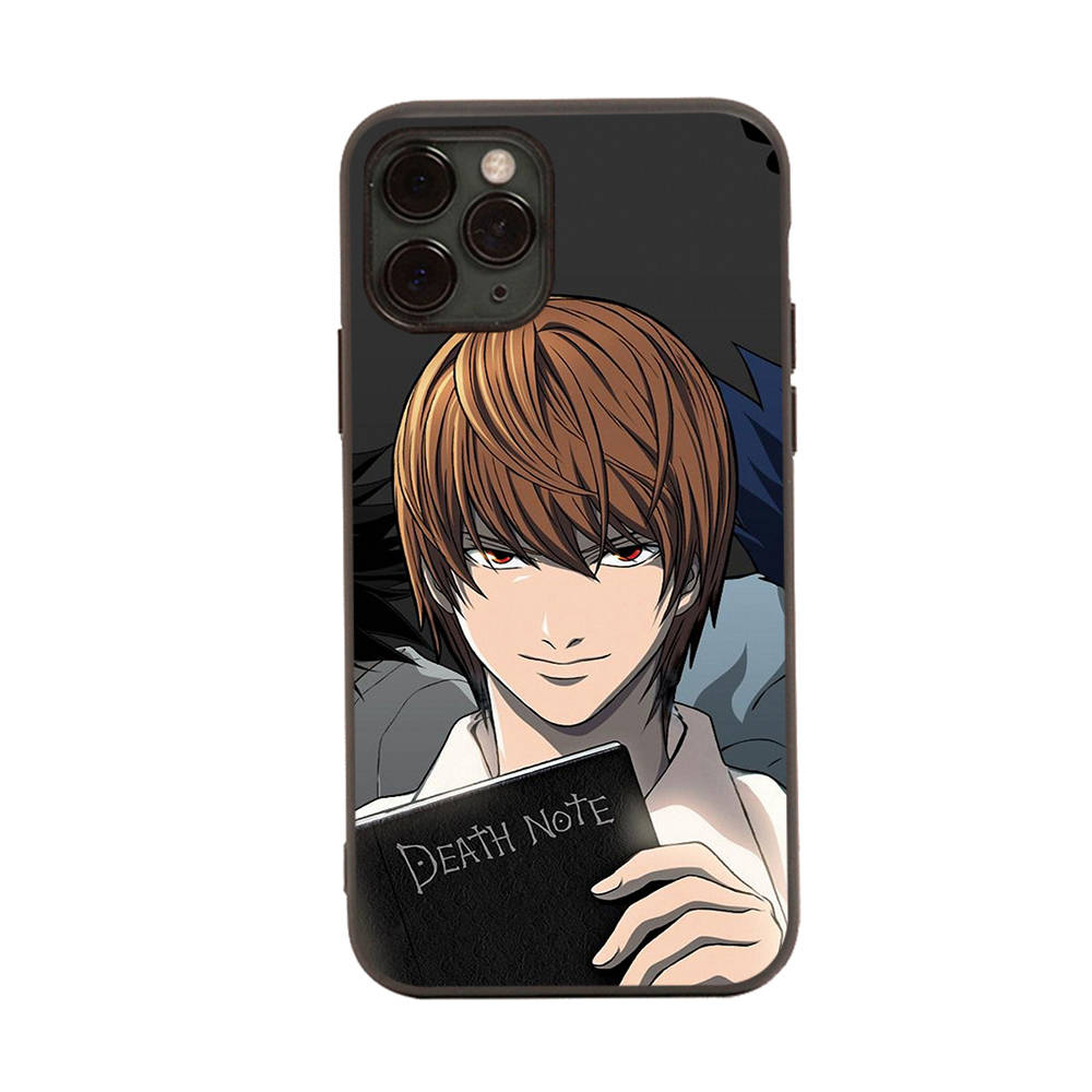 Hülle für Samsung A04 A14 A23 A34 A54 M23 M33 M52 M53 Realme 10 9 C30S C35 C55 VIVO Y02S Y21 Y51 X80 Pro Transparente Hülle WI87 Death Note Anime