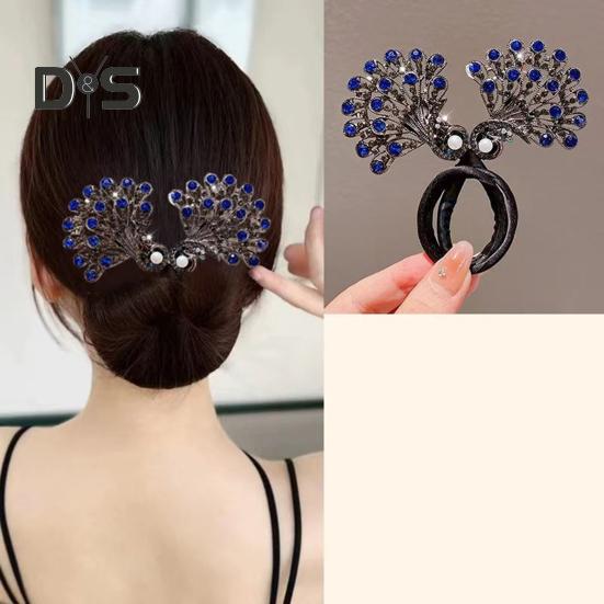 Peacock Shape Hair Clip Maker Dámské Paví účes Twist Multifunkční kulma na vlasy Bun Maker Snadné Rychlé Snap Roll Hair Tool pro dlouhé vlasy