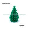 Pine Tree Building Blocks 2435 3471: Compatible with Lego Forest & Street Scenery Accessories.