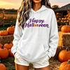 Women's Halloween Hoodie Color Loose Fit Casual Top