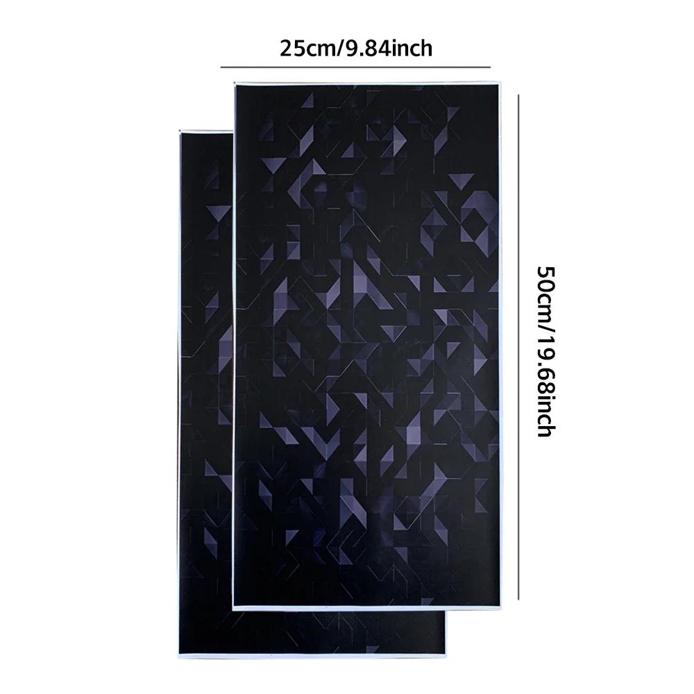 Door Panel Honeycomb Pattern Waterproof Decorative Film Self-adhesive Interior Decoration B Pillar Protector Auto Accessories