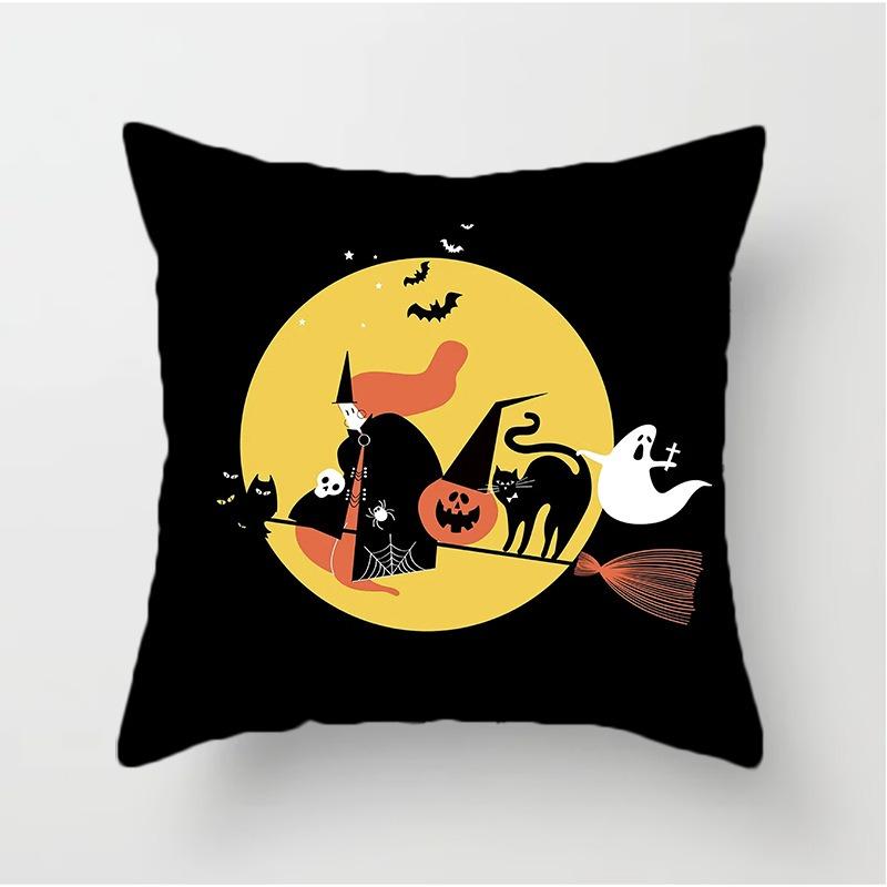 Halloween Children's Gift Pumpkin Lantern Cartoon Pillowcase Atmosphere Living Room Decoration