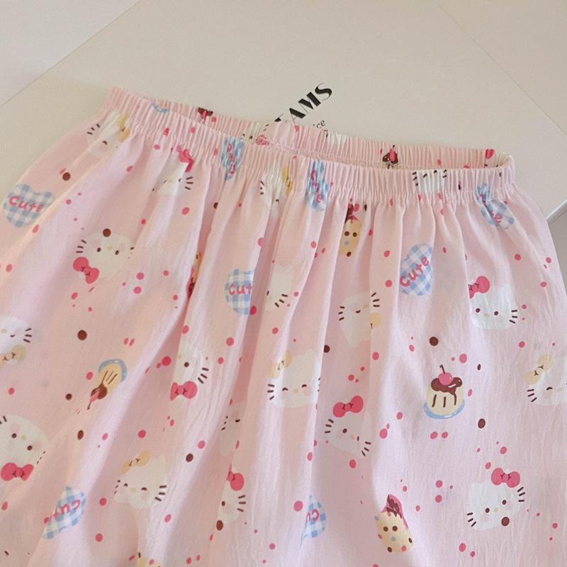 Women's Cloud Cotton Crew Neck Pajamas: Long Sleeve Pants Set for Autumn/Winter 2025