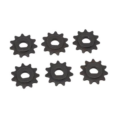 6 STÜCKE 25H 11T Motorritzel 8mm Stahl Elektroroller Motor Motorritzel Kettenrad mit D