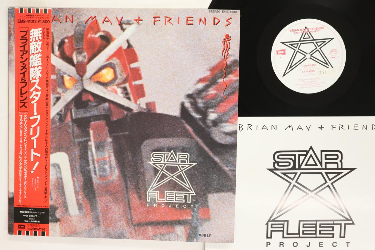 

12inch Record BRIAN MAY FRIENDS Star Fleet EMS41013 EMI 1983 Japan Obi Rock Used