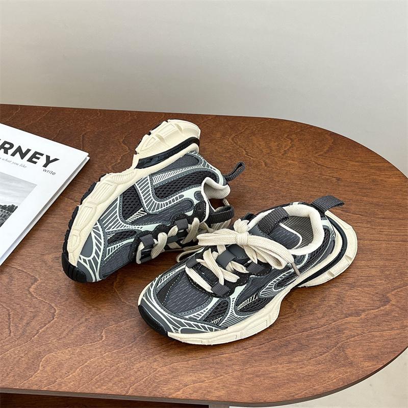 

Массивные кроссовки для детей, девочек, мальчиков, больших детей, дышащая спортивная обувь, легкая обувь для тенниса и младенцев 27 (Insole 17cm) серый