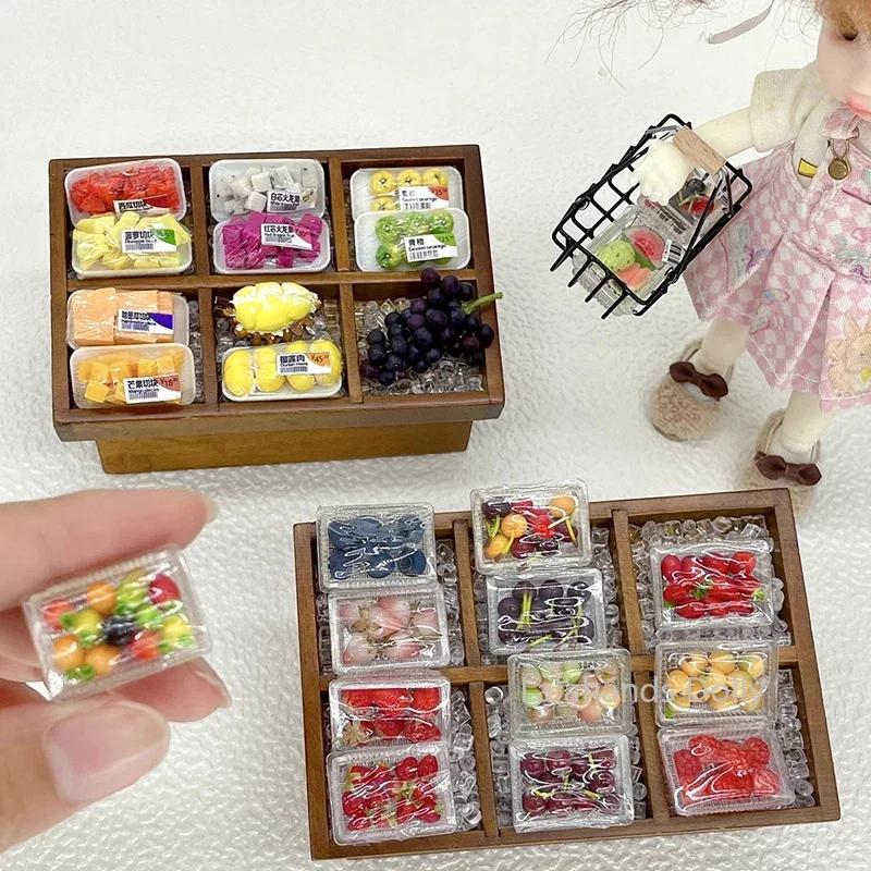 Dollhouse Miniature Items Food Simulation Fruit Miniature Food Playing Model OB11 Dollhouse DIY Furniture Decoration Accessories