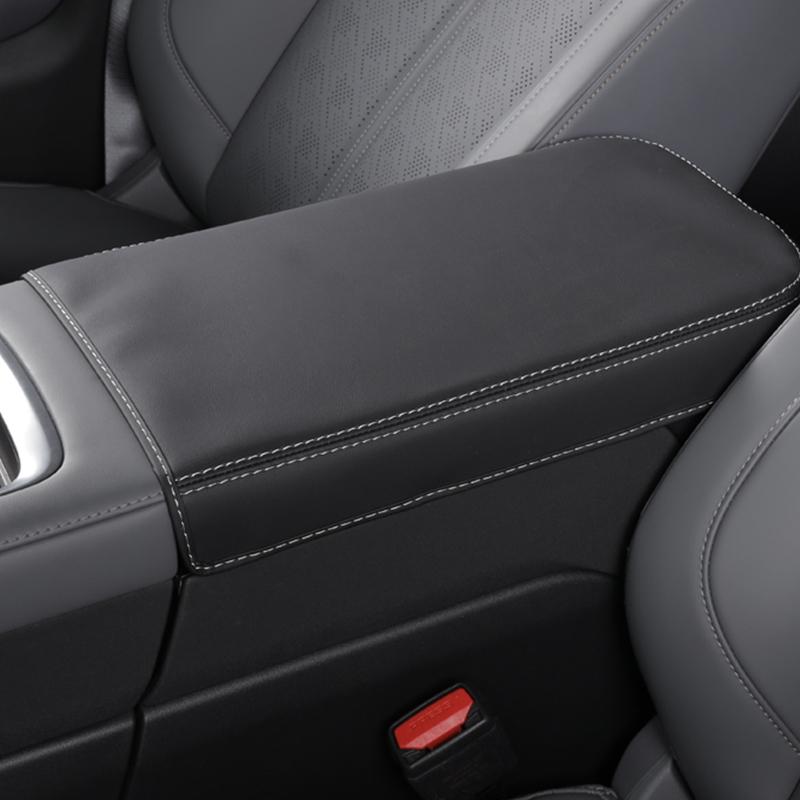 For ZEEKR 7X 2025+ Centre Console Armrest Cover Leather Armrest Protector Anti-Slip Scratch-Resistant Interior Car Accessories