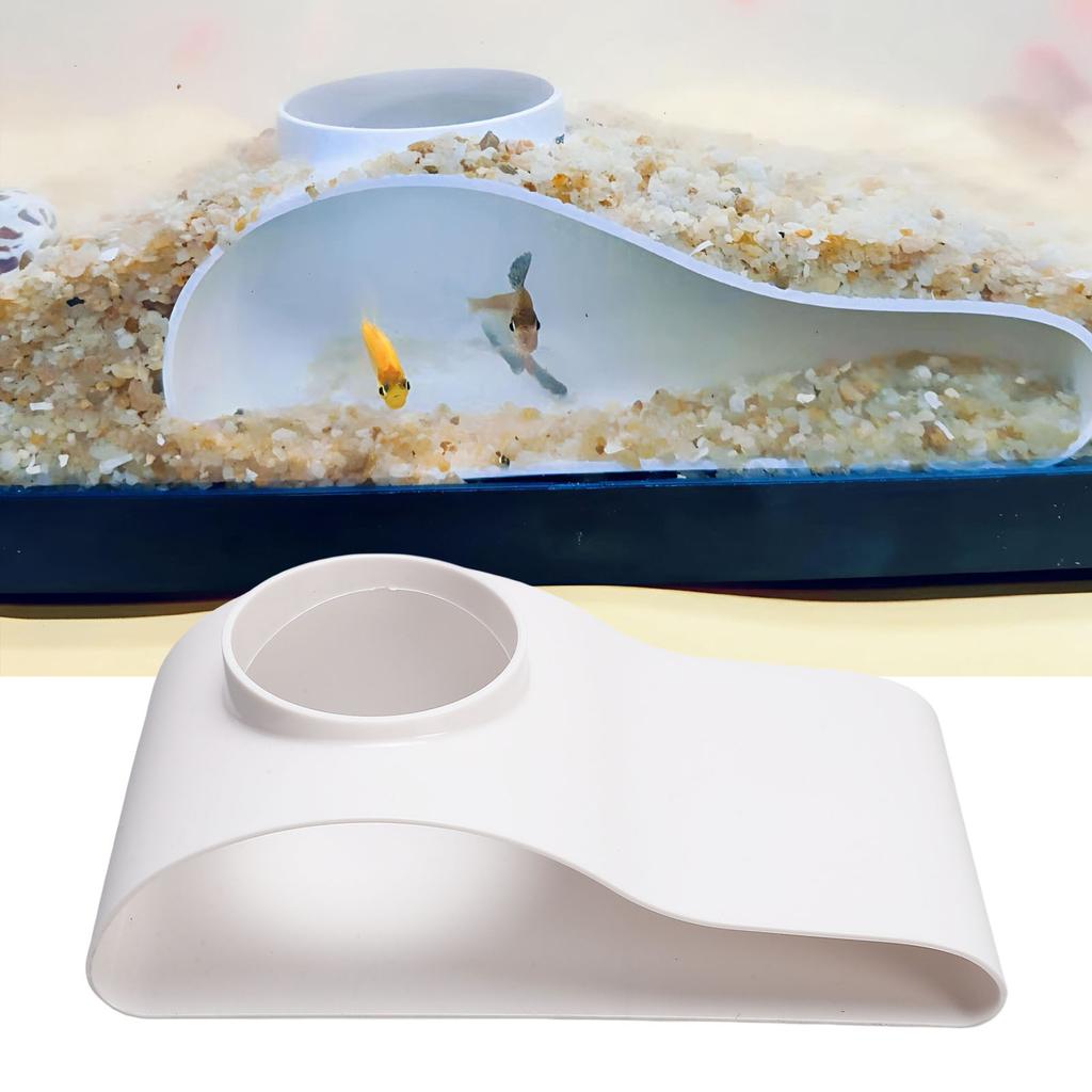 Aquarium Ondergrondse Tunnel Plastic Aquarium Ondergrondse Grot voor Vissen Garnalen Vissen Decoratie