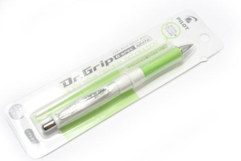 Pilot Dr. Grip G-Spec Mechanical Pencil 0.5mm Flash Color White & Green