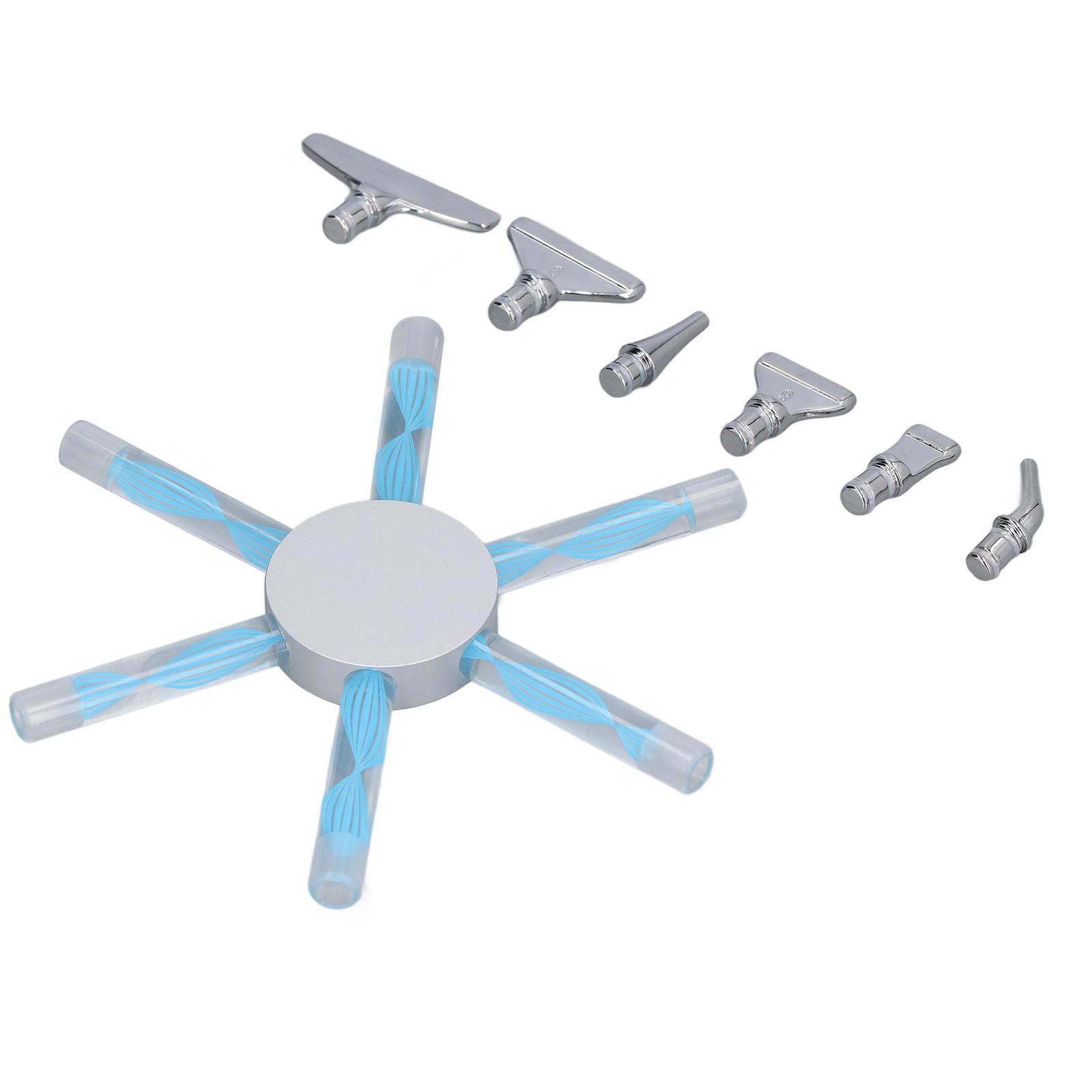 

Набор ручек для алмазной живописи с 6 металлическими наконечниками синего цвета, сделай сам, алмазная живопись, многоточечная 5D-алмазная вышивка