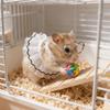 Breathable Pet Puff Skirt Lightweight Pet Dress Eyeglasses Set Golden Bear Skirt  Fancy Rats