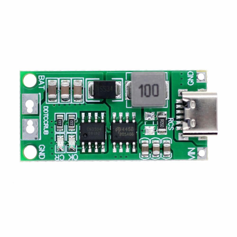 Polymer Type C Protection Board Li-Ion Charger Module Lithium Battery Step-Up Boost Boost Module