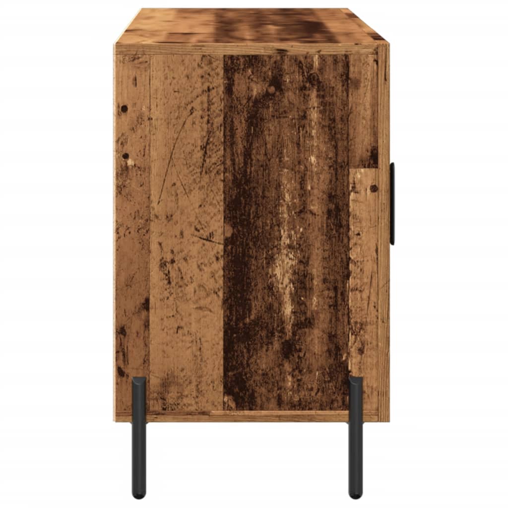 Vidaxl Chest of Drawers, Old Wood, 100X36X60 Cm, Wood-Based Material