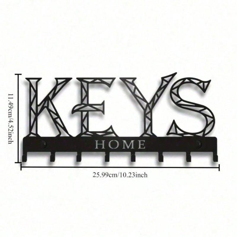 Gothic Wall Organizer Metal Key Holder Mail Entryway Decor Vintage Aesthetic Home Hooks Room Halloween Christmas Gift разноцветный